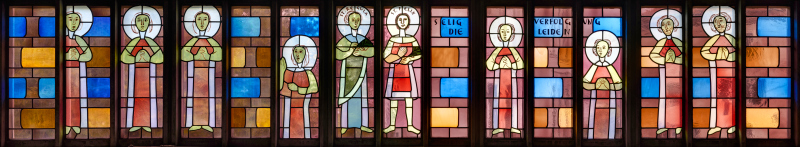 Kirchenfenster von St. Felix und Regula: Felix undRegula