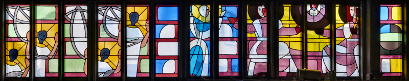 Kirchenfenster von St. Felix und Regula: Maria